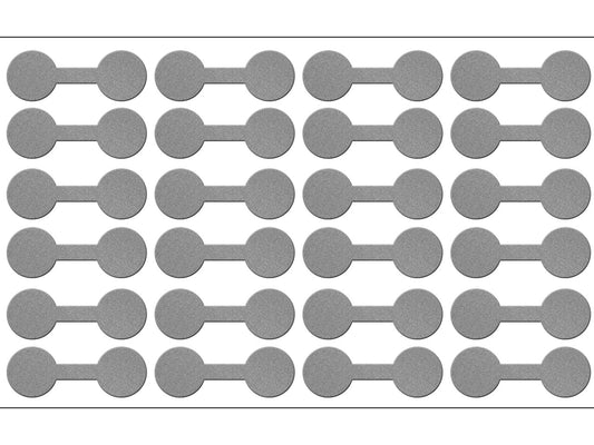 Dumbell Jewellery Labels Pack of 144 12mm x 35mm