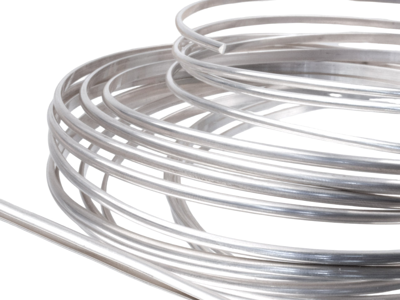 Sterling Silver D Shape Wire Fully Annealed