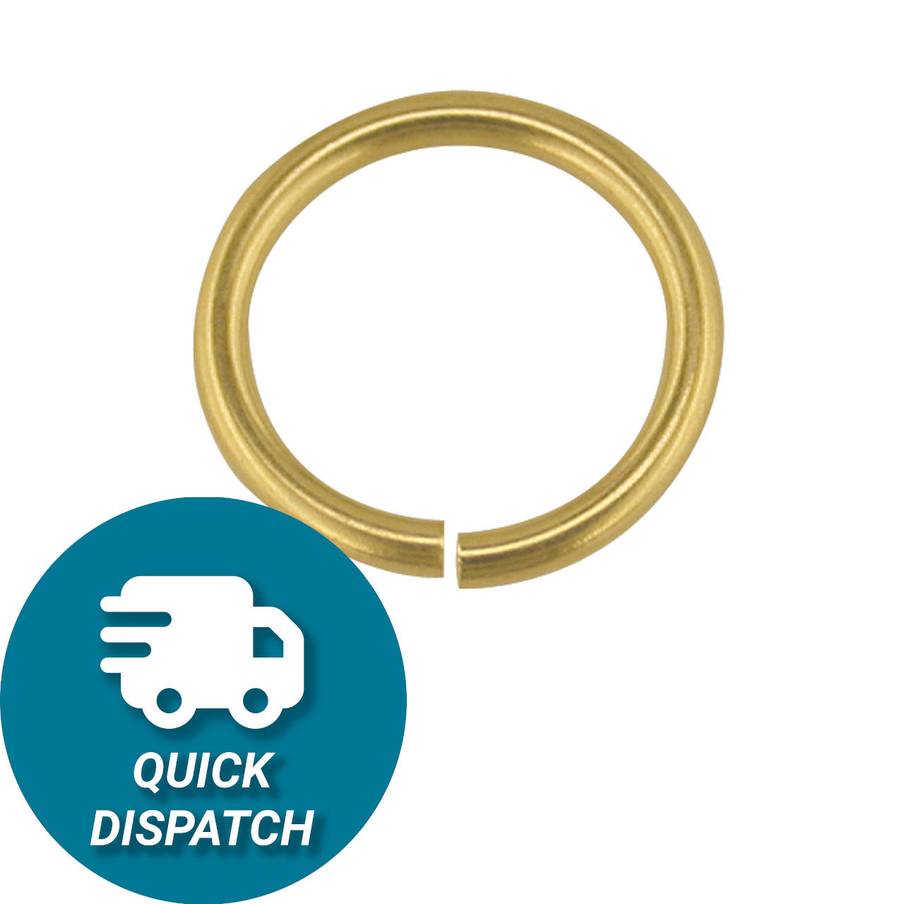 9ct Yellow Gold Jump Ring Heavy