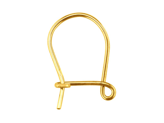 9ct Yellow Gold Safety Hook Wire
