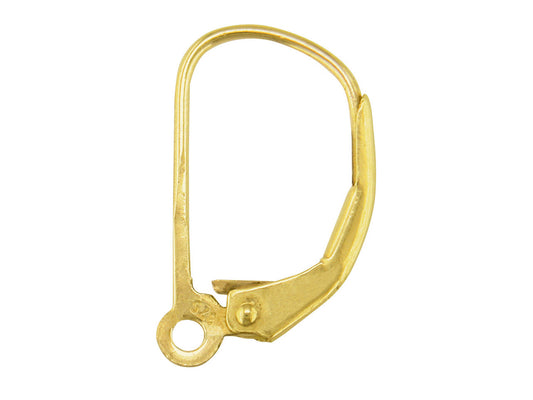 9ct Yellow Gold Continental Ear Wire