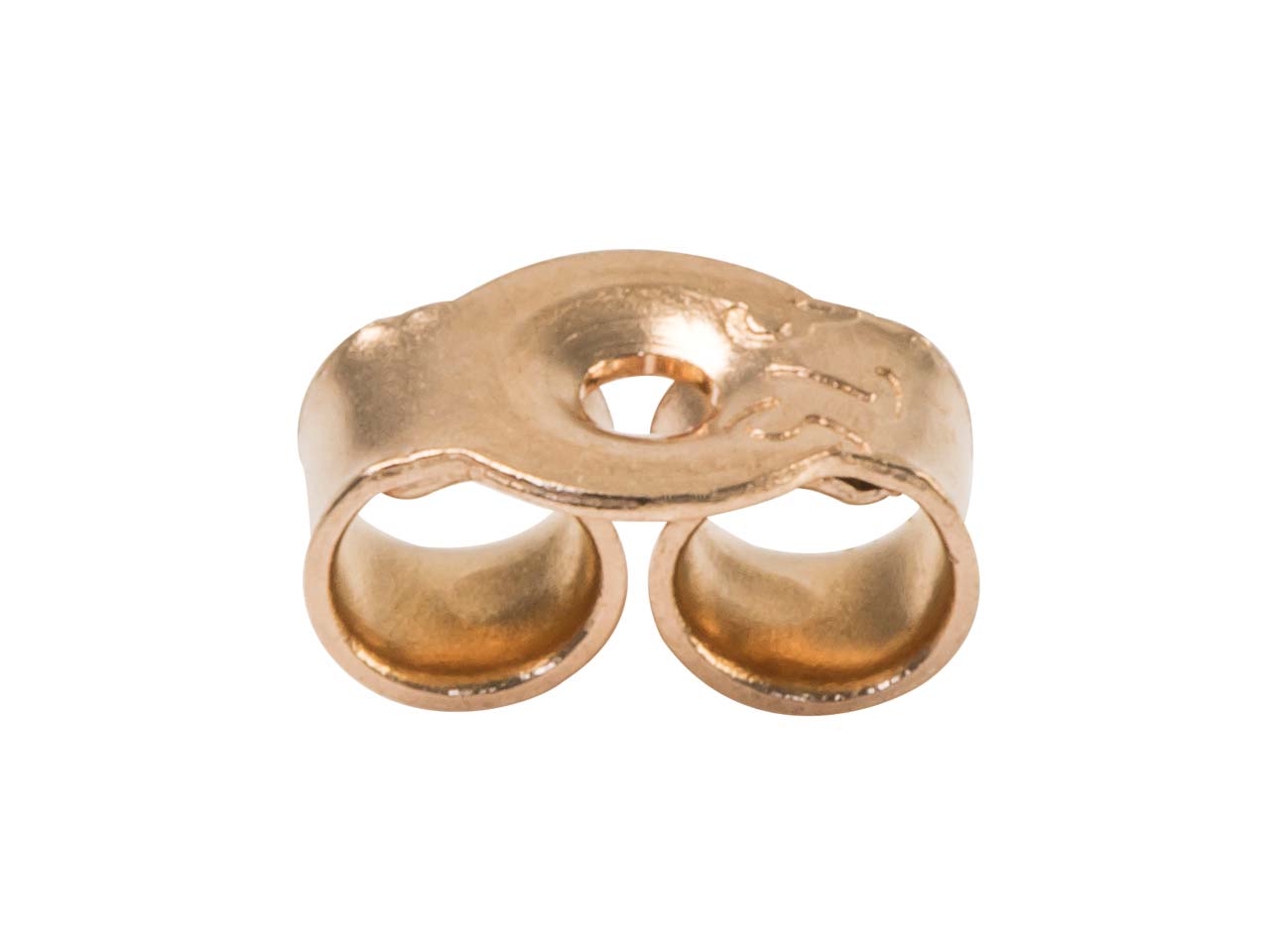 9ct Red Gold Scroll Small