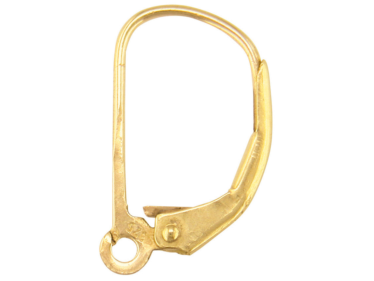 18ct Yellow Gold Continental Ear Wire
