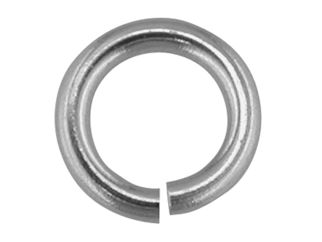 18ct White Jump Ring
