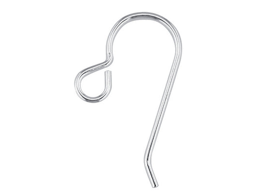 Sterling Silver Earring Hook Wire Plain