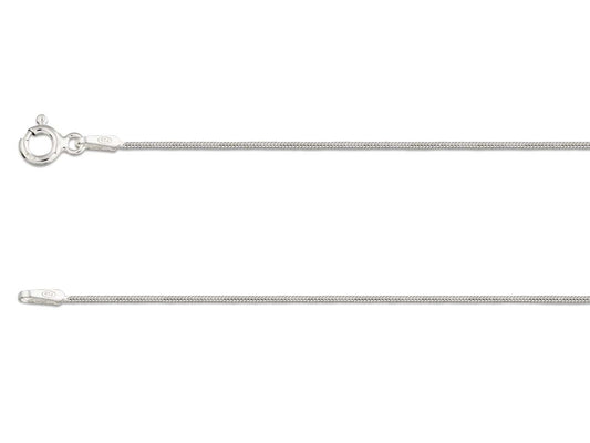 Sterling Silver 0.9mm Mini Snake Chain
