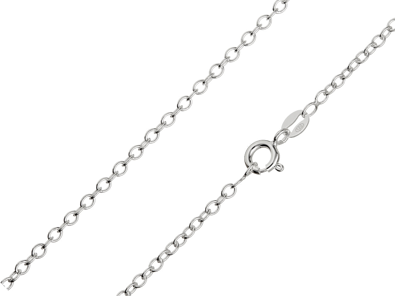 Sterling Silver 2.3mm Trace Chain