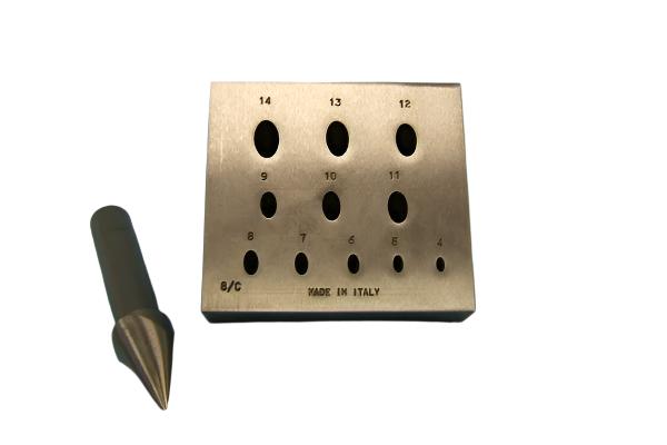 Bezel Block Narrow Oval