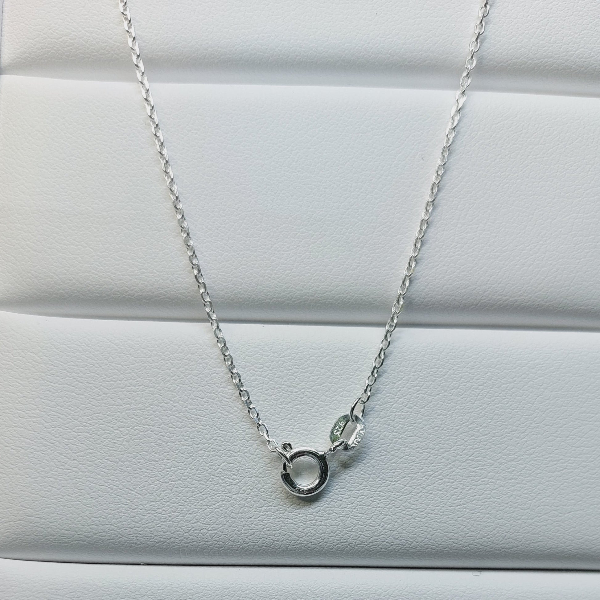 Sterling Silver Diamond Cut Trace Chain F35 18