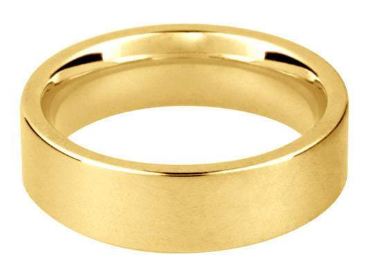 18ct Yellow Gold Easy Fit Wedding Ring 4.0mm Medium Weight