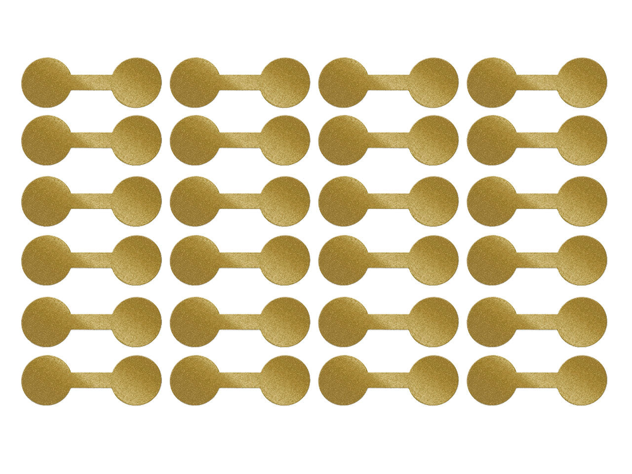 Dumbell Jewellery Labels Pack of 144 12mm x 35mm