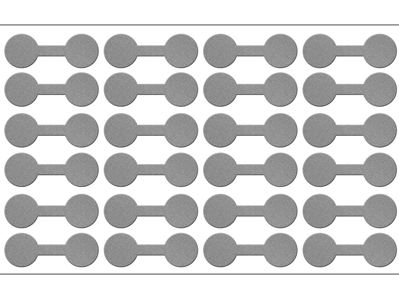 Dumbell Jewellery Labels Pack of 144 12mm x 35mm