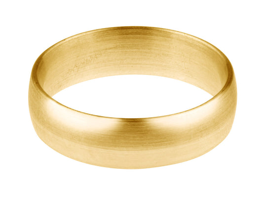18ct Yellow Gold Blended Court Wedding Ring 4.0mm x 1.3mm Wall