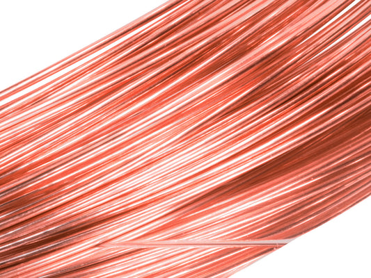 18ct Red Gold Round Wire