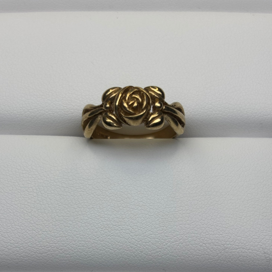 9ct Yellow Dress Ring Div313