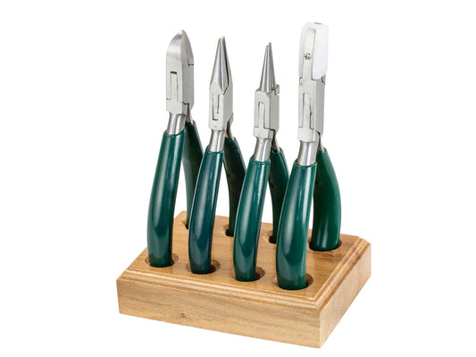 WODDEN PLIERS STAND (FOR FOUR PLIERS)