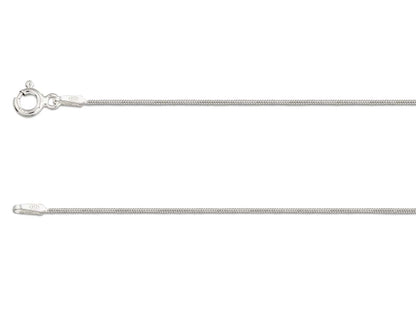 Sterling Silver 0.9mm Mini Snake Chain