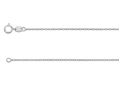 Sterling Silver 1.3mm Trace Chain
