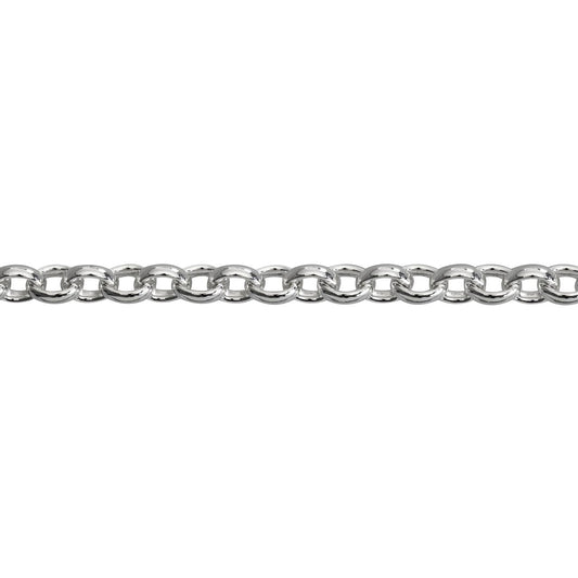 Sterling Silver Loose Oval Belcher Chain